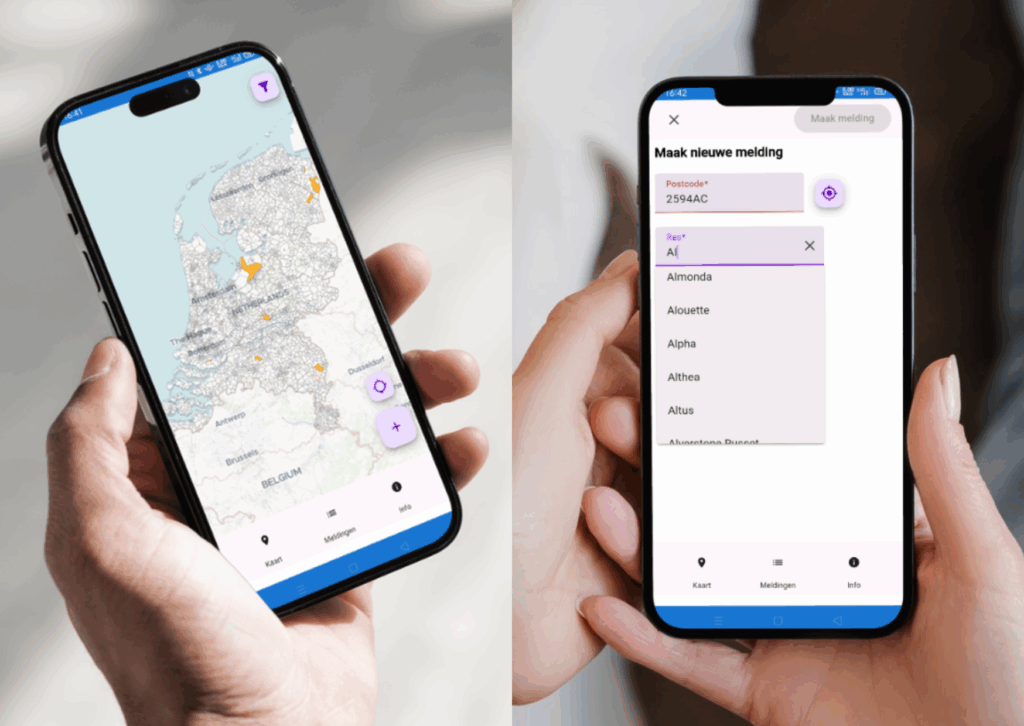 Meld Phytophthora in de app en help telers infectiehaarden op tijd te signaleren.